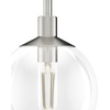 image:imageHunter  Xidane 1light Alturas Gold Mini Pendant Light Dimmable Mid Century Modern Style Globe Shaped for Bedrooms Kitchens Dining Living Rooms  19504Brushed Nickel