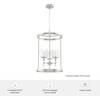 image:imageHunter  Xidane 3light Brushed Nickel Medium Size Pendant Light Dimmable Mid Century Modern Style Cylinder Shaped for Bedrooms Kitchens Dining Living Rooms  19750