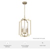 image:imageHunter  Zoanne 4Light Alturas Gold Modern Style Dimmable Medium Size Pendant Light for Bedrooms Kitchens Dining Living Rooms  19574