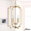image:imageHunter  Zoanne 4Light Alturas Gold Modern Style Dimmable Medium Size Pendant Light for Bedrooms Kitchens Dining Living Rooms  19574