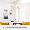 image:imageHunter  Zoanne 4Light Alturas Gold Modern Style Dimmable Medium Size Pendant Light for Bedrooms Kitchens Dining Living Rooms  19574