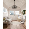 image:imageHunter 23 inch Indoor Caged Ceiling Fan with LED Lights  Farmhouse Ceiling Fan Standard Mount 4 Blades Wall Control For Bedroom Dining or Living Room or Kitchen  Fennec 50724 Noble Bronze