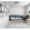 image:imageHunter 46 inch Indoor Ceiling Fan with LED Light  Ceiling Fan with Pull Chain For Bedroom Living Room or Kitchen Standard Mount No Remote 5 Blades  Anslee 59267 Matte Silver  Standard Mount Pull Chain 5 Blades For Bedroom Living Room Kitchen 59267Matte Silver finish