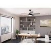 image:imageHunter 52 Anisten ENERGY STAR Ceiling Fan Light Pull Chain Fresh White  ENERGY STAR fan is 64 more efficient with DuraLight lens and 3D setup guide for bedrooms offices or living roomsMatte Black