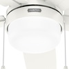 image:imageHunter 52 Anisten ENERGY STAR Ceiling Fan Light Pull Chain Fresh White  ENERGY STAR fan is 64 more efficient with DuraLight lens and 3D setup guide for bedrooms offices or living roomsFresh White