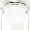 image:imageHunter 52 Anisten ENERGY STAR Ceiling Fan Light Pull Chain Fresh White  ENERGY STAR fan is 64 more efficient with DuraLight lens and 3D setup guide for bedrooms offices or living roomsFresh White