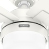 image:imageHunter 52 Anisten ENERGY STAR Ceiling Fan Light Pull Chain Fresh White  ENERGY STAR fan is 64 more efficient with DuraLight lens and 3D setup guide for bedrooms offices or living roomsFresh White