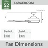 image:imageHunter 52 Cassius IndoorOutdoor Ceiling Fan Pull Chain Matte Nickel  Covered porches and living rooms get reversible blades a nolight design and streamlined industrial style with easy setup