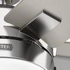 image:imageHunter 52 inch Indoor Ceiling Fan with LED Light  White Ceiling Fan with Pull Chain for Bedroom or Living Room Standard Mount No Remote 5 Blades Includes Bulbs  Anisten 52487 Fresh White  Standard Mount Pull Chain 5 Blades For Bedroom Living Room Includes Bulbs 52487Brushed Nickel