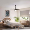 image:imageHunter 52 inch Indoor Ceiling Fan with LED Light  White Ceiling Fan with Pull Chain for Bedroom or Living Room Standard Mount No Remote 5 Blades Includes Bulbs  Anisten 52487 Fresh White  Standard Mount Pull Chain 5 Blades For Bedroom Living Room Includes Bulbs 52487Noble Bronze