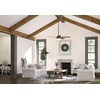 image:imageHunter 52 inch Indoor Ceiling Fan with LED Light  White Ceiling Fan with Pull Chain for Bedroom or Living Room Standard Mount No Remote 5 Blades Includes Bulbs  Anisten 52487 Fresh White  Standard Mount Pull Chain 5 Blades For Bedroom Living Room Includes Bulbs 52487Noble Bronze