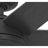image:imageHunter 52 inch Jetty Matte Black Wet Rated Ceiling Fan and Wall Control  No Light Standard Mount Wall Control 6 Blades For Living Room Patio Porch Garage 51731Matte Black