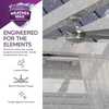 image:imageHunter 52 inch Jetty Matte Black Wet Rated Ceiling Fan and Wall Control  No Light Standard Mount Wall Control 6 Blades For Living Room Patio Porch Garage 51731Matte Silver