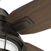 image:imageHunter 52 inch Outdoor Ceiling Fan in Noble Bronze with LED Light kit Renewed