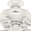 image:imageHunter Brunswick Indoor  Outdoor Ceiling Fan with Remote Control 52 Fresh White