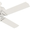 image:imageHunter Brunswick Indoor  Outdoor Ceiling Fan with Remote Control 52 Fresh White