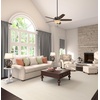 image:imageHunter Builder Deluxe Indoor Ceiling Fan Pull Chain 52 inch New Bronze  with LED Light Standard Mount 5 Blades For Bedroom Living Room Includes Bulbs 53091New Bronze