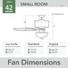 image:imageHunter Builder Deluxe Indoor Ceiling Fan Pull Chain 52 inch New Bronze  with LED Light Standard Mount 5 Blades For Bedroom Living Room Includes Bulbs 53091New Bronze