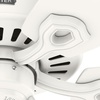 image:imageHunter Builder Elite 42 inch Indoor Ceiling Fan Matte Black Ceiling Fan 3 Speed WhisperWind Motor 53485 for Bedrooms Living Rooms or KitchensFresh White