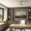 image:imageHunter Dempsey 44 inch Indoor Low Profile Ceiling Fan and Remote Control Noble Bronze Ceiling Fan 3 Speed WhisperWind Motor 59336 for Bedrooms Living Rooms or KitchensFresh White