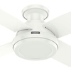 image:imageHunter Dempsey 44 inch Indoor Low Profile Ceiling Fan and Remote Control Noble Bronze Ceiling Fan 3 Speed WhisperWind Motor 59336 for Bedrooms Living Rooms or KitchensFresh White