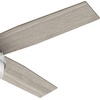 image:imageHunter Dempsey Indoor Ceiling Fan Modern 4 Blades 44 inch Fresh White  with LED Light and Remote Control Standard Mount For Bedroom Living Room Kitchen 59246Brushed Nickel  Light Gray Oak