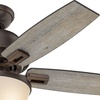 image:imageHunter Donegan Indoor Ceiling Fan with LED Light and Pull Chain Control 44 BronzeDark