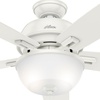 image:imageHunter Donegan Indoor Ceiling Fan with LED Light and Pull Chain Control 52 Fresh White