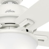 image:imageHunter Donegan Indoor Ceiling Fan with LED Light and Pull Chain Control 52 Fresh White