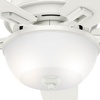image:imageHunter Donegan Indoor Ceiling Fan with LED Light and Pull Chain Control 52 Fresh White