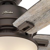 image:imageHunter Donegan Indoor Ceiling Fan with LED Light and Pull Chain Control 52 White