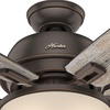 image:imageHunter Donegan Indoor Ceiling Fan with LED Light and Pull Chain Control 52 White