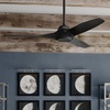 image:imageHunter Fan 52 Inch Matte Black Ceiling Fan with 3 Blades IndoorOutdoor Ceiling Fan for Living Room Bedroom Farmhouse Kitchen Patio Renewed