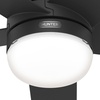 image:imageHunter Fan 52 inch Casual Matte Black Outdoor Ceiling Fan with LED Light Kit Renewed