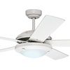 image:imageHunter Fan 52 inch Ceiling Fan with Light Outdoor or Indoor White Ceiling Fan for Porch Living Room Office Kitchen Garage 5 Blades Renewed