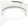 image:imageHunter Fan 52 inch Ceiling Fan with Light Outdoor or Indoor White Ceiling Fan with Remote for Porch Living Room Office Kitchen Garage 3 Blades Renewed