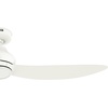 image:imageHunter Fan 52 inch Ceiling Fan with No Light Outdoor or Indoor Matte White Ceiling Fan with Remote for Porch Living Room Office Kitchen Garage 3 Blades Renewed