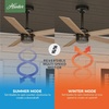 image:imageHunter Fan 52 inch Ceiling Fan with No Light Outdoor or Indoor Noble Bronze Ceiling Fan for Porch Living Room Office Kitchen Garage 5 Blades Renewed