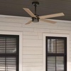 image:imageHunter Fan 52 inch Ceiling Fan with No Light Outdoor or Indoor Noble Bronze Ceiling Fan for Porch Living Room Office Kitchen Garage 5 Blades Renewed