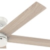 image:imageHunter Fan 52 inch Fresh White IndoorOutdoor Ceiling Fan with 5 Blades for Patios Bedroom Living Room Office Kitchen Renewed CC5C29C29
