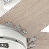 image:imageHunter Fan 52 inch Fresh White IndoorOutdoor Ceiling Fan with 5 Blades for Patios Bedroom Living Room Office Kitchen Renewed CC5C29C29