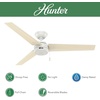 image:imageHunter Fan 52 inch Outdoor Industrial Ceiling fan 3Blade Renewed Fresh White