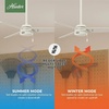 image:imageHunter Fan 52 inch Outdoor Industrial Ceiling fan 3Blade Renewed Fresh White