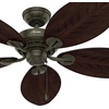 image:imageHunter Fan 54 inch Contemporary Provencal Gold Outdoor Ceiling Fan and Pull Chain Renewed