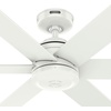 image:imageHunter Fan 60 inch Fresh White IndoorOutdoor Ceiling Fan with Remote Control for Living Room Bedroom Farmhouse Patios Kitchen Renewed CC5C27C67
