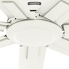 image:imageHunter Fan 60 inch Matte White IndoorOutdoor Ceiling Fan with 7 Baldes for Living Room Bedroom Farmhouse Porch Renewed