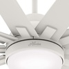 image:imageHunter Fan 72 inch Casual Matte White Finish Outdoor Ceiling Fan with LED Light Kit Renewed