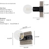image:imageHunter Fan Company 13050 Donelson Wall Sconce Small Brushed IronBrushed Iron