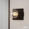 image:imageHunter Fan Company 13050 Donelson Wall Sconce Small Brushed IronNatural Black Iron