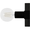 image:imageHunter Fan Company 13050 Donelson Wall Sconce Small Brushed IronNatural Black Iron